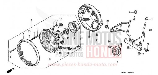 PROJECTEUR CB500R de 1994